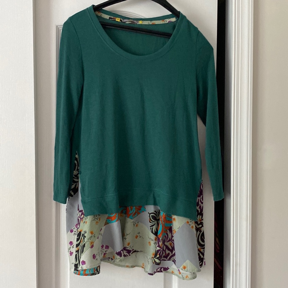 Lori logo qvc great piece worn once size med runs big teal